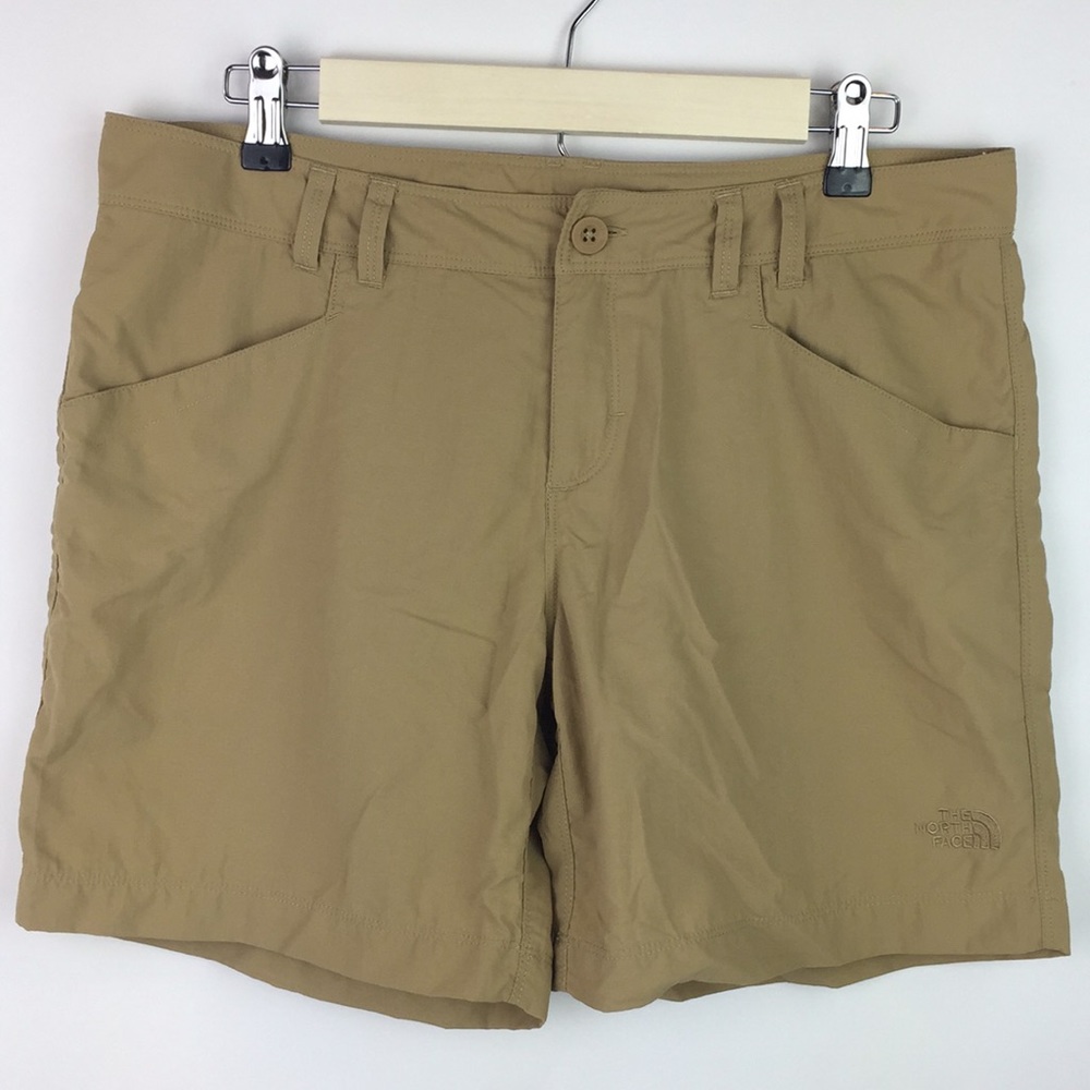 NORTH FACE HORIZON BECCA KHAKI HIKING SHORTS 10